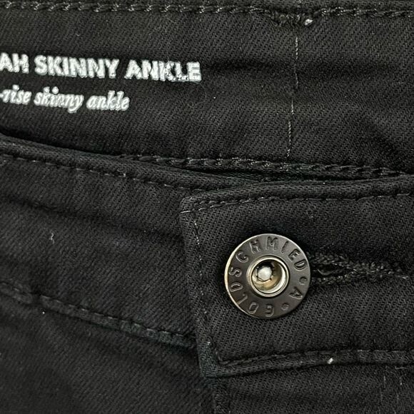 Ag Adriano Goldschmied Womens Jeans Farrah Skinny Ankle Jeans Black Size 25‎ - Picture 4 of 7